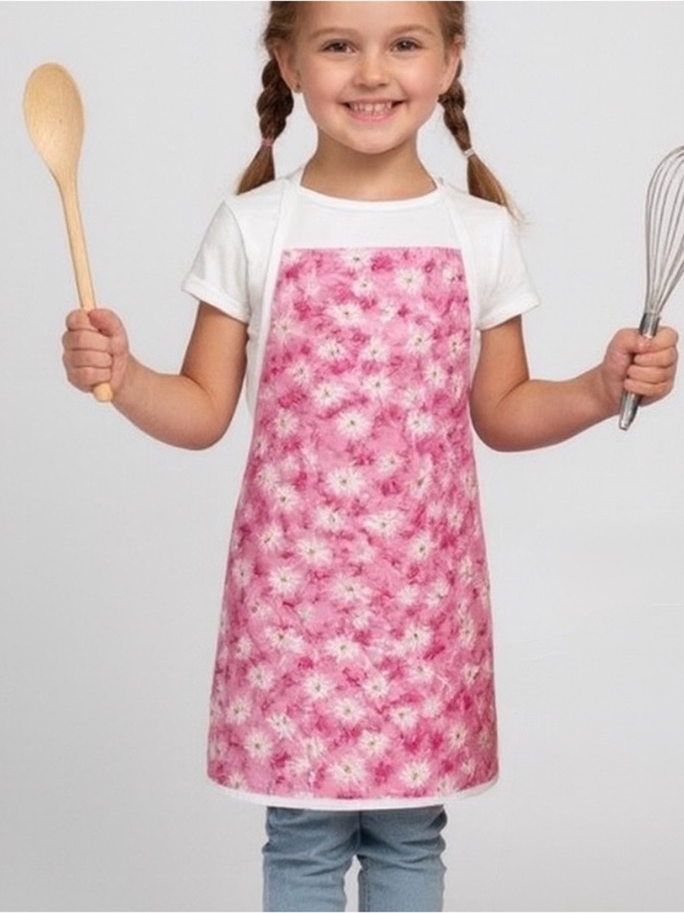 Floral Pink Children's Apron